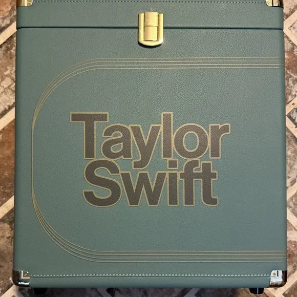 Taylor Swift Midnights Vinyl Record Collector Case Limited Edition Blue Green - Picture 2 of 2